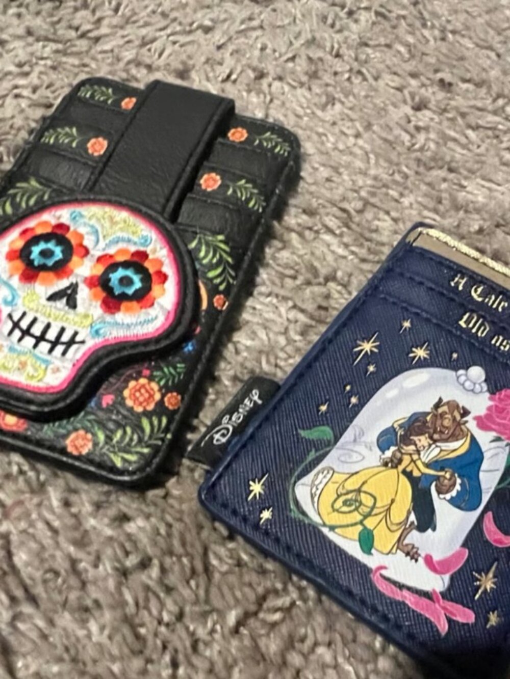 Disney Loungefly card holders wallet Coco and beauty and the beast
